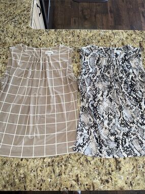 Calvin Klein Sleeveless Blouses